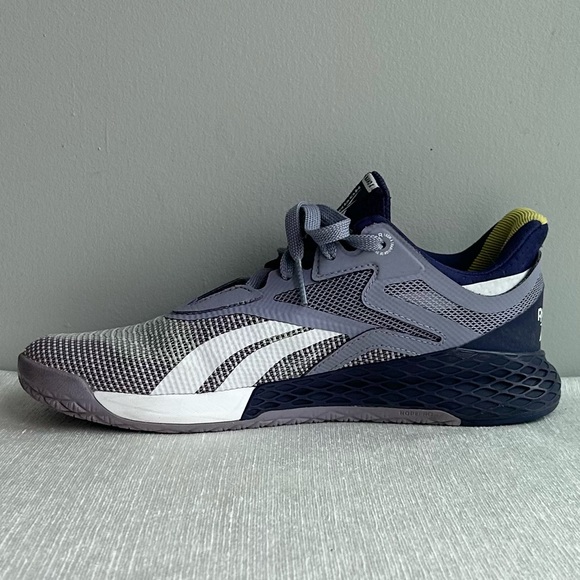 REEBOK ladies grey/purple sz9 athletic shoes ⭐️⭐️⭐️ - Picture 3 of 6